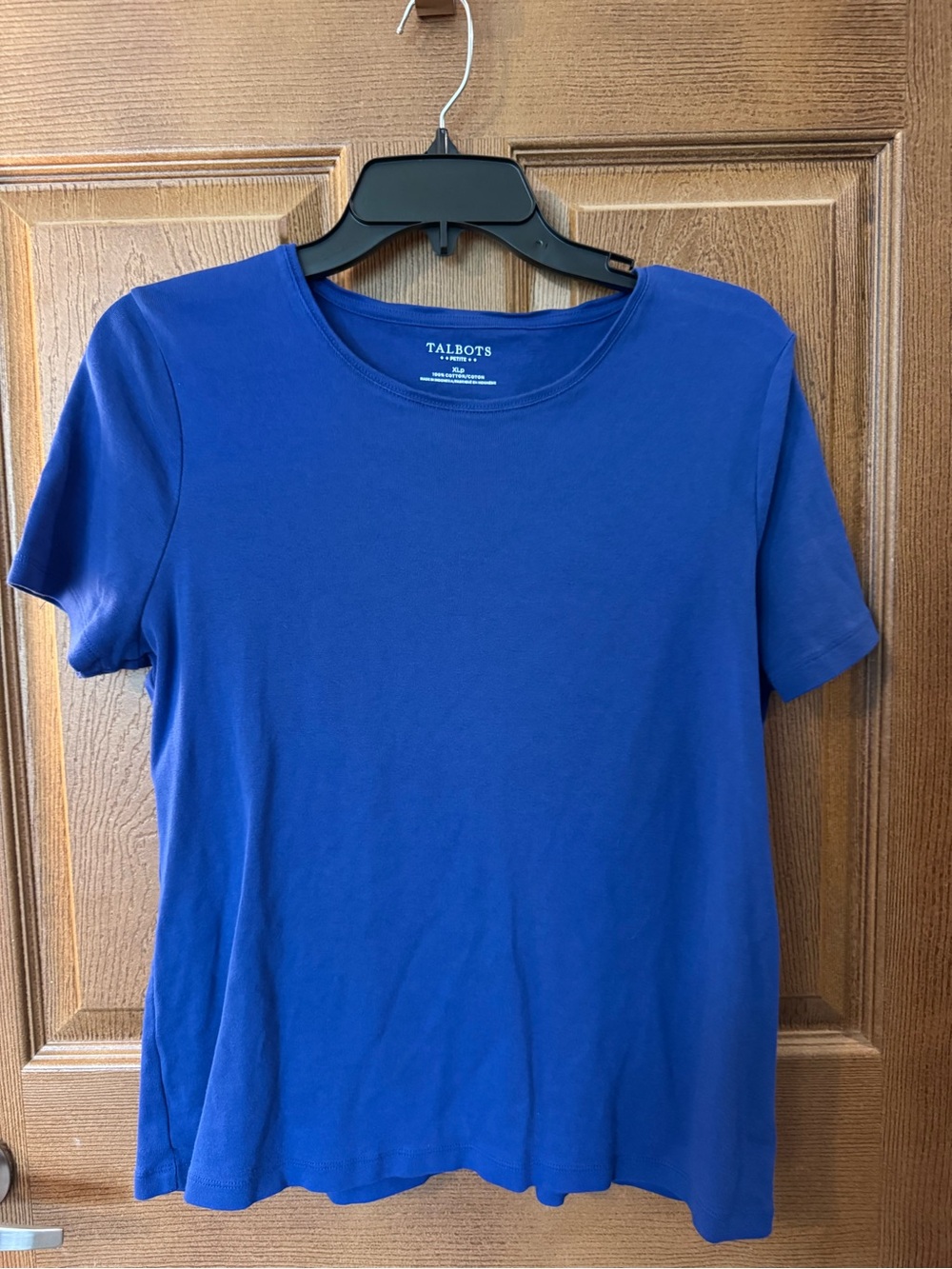 Talbots Petite Crewneck Tee in Royal Blue - Size Petite XL